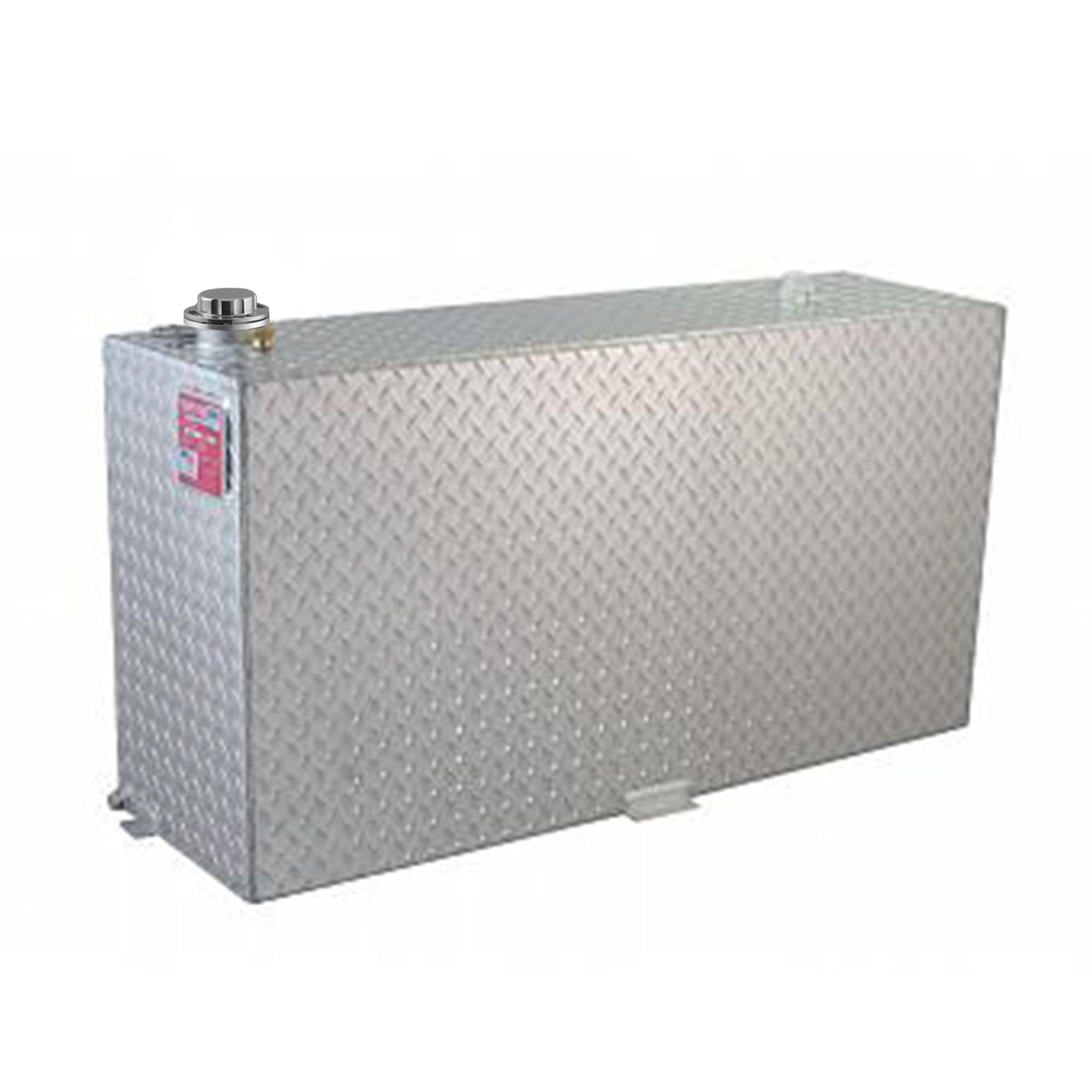 RDS, 60 Gal Vertical Transfer Tank Alum. Diamond Plate, Capacity 60 Gal, Shape Rectangle, Model# 74708